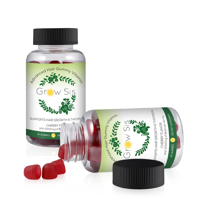 All Natural Hair Gummy Vitamin - Fights Hair Loss, Thinning and Strengthens Hair